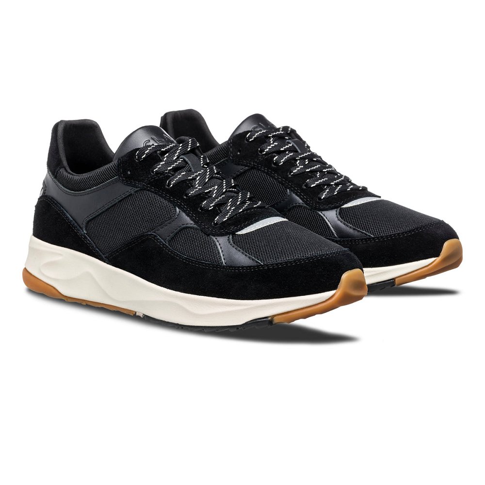 CLAE TOPANGA Sneakers Mens USA625-V97 In Black Suede